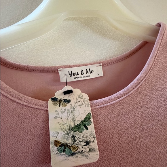 Pink Ruffle Sleeve Blouse - Picture 2 of 6